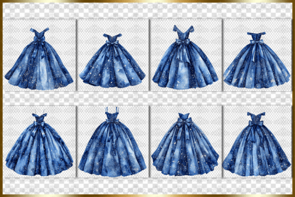 8 PNG Midnight Blue Princess Dresses: A Professional Asset Evaluation