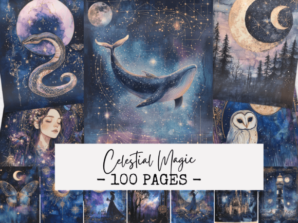 Celestial Magic Junk Journal Papers: A Guide to Cosmic Creativity