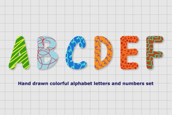 Colorful Alphabet and Numbers Clipart: A Creative Toolkit for Every Project