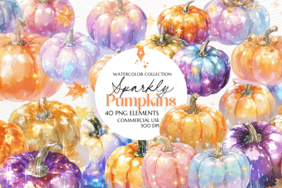 Evaluating Sparkly Pumpkins Clipart Sublimation for Modern Fall Design