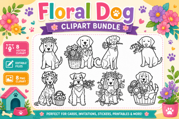 Floral Dog Clipart Bundle: A Practical Evaluation