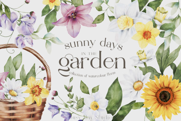 Spring Florals Watercolour Daffodils PNG: A Vibrant Resource for Creative Projects