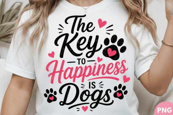 The Key to Happiness is Dogs T-shirt PNG: A Comprehensive Guide for Creators